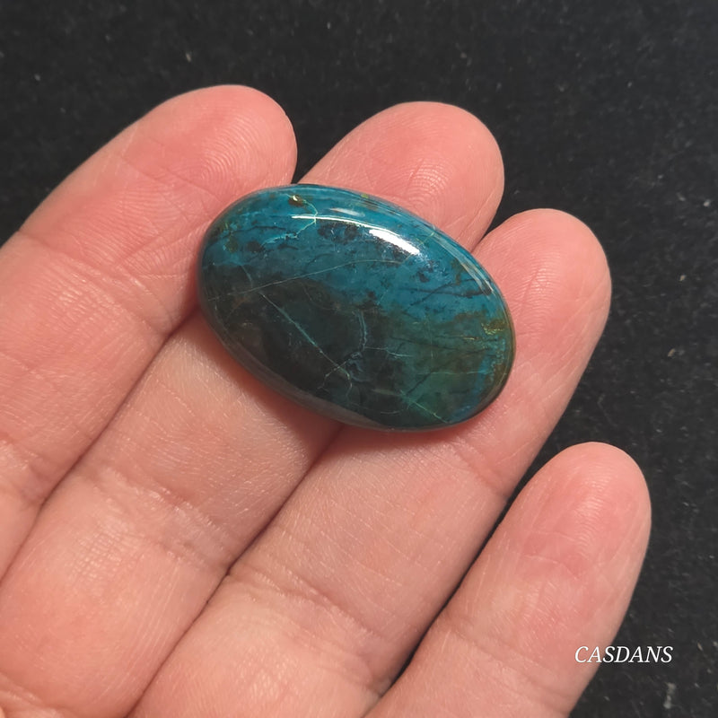 Shattuckite Cabochon *IMPERFECT*