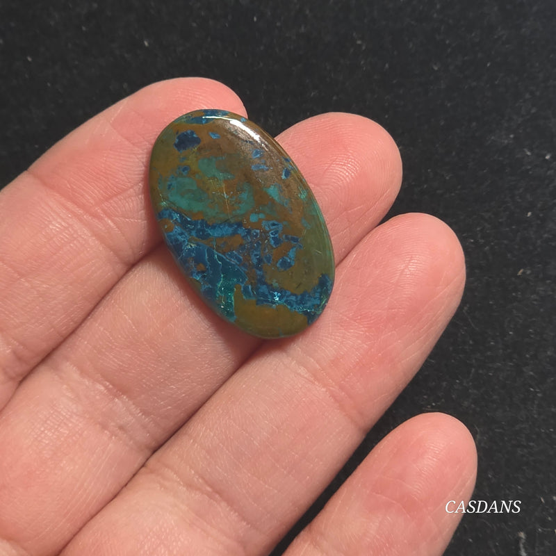 Shattuckite Cabochon *IMPERFECT*