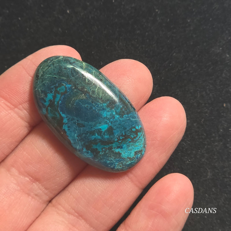 Shattuckite Cabochon *IMPERFECT*