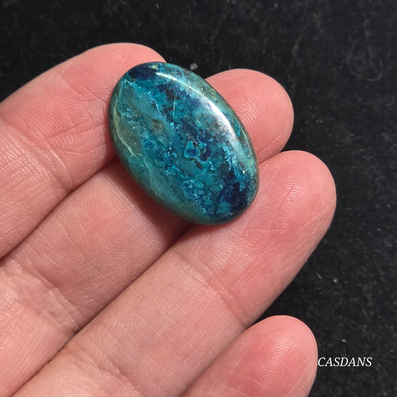 Shattuckite Cabochon *IMPERFECT*
