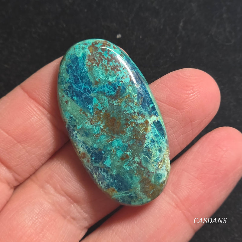 Shattuckite Cabochon *IMPERFECT*