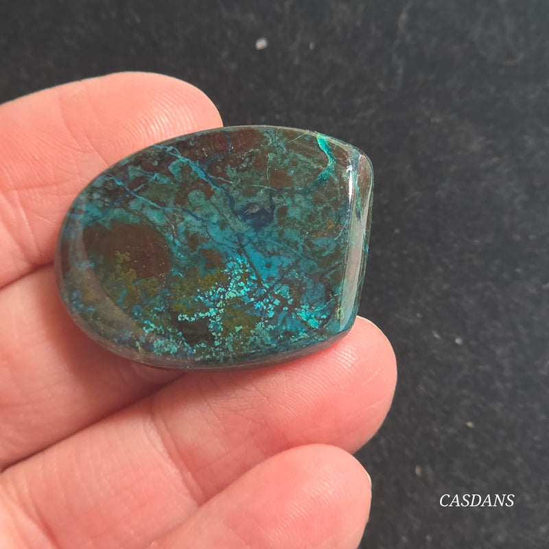 Shattuckite Cabochon *IMPERFECT*