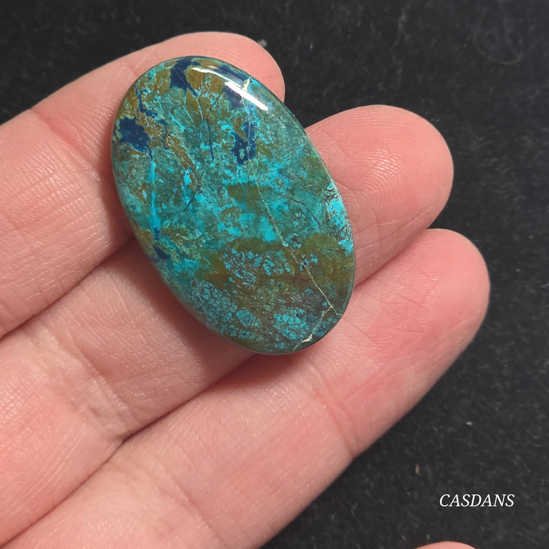 Shattuckite Cabochon *IMPERFECT*