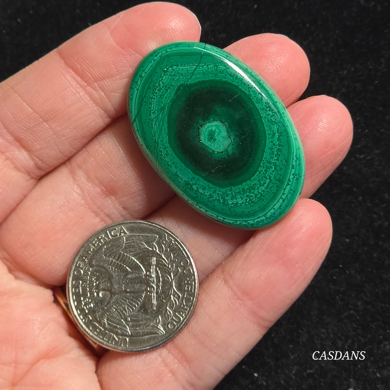 Malachite Cabochon *IMPERFECT*