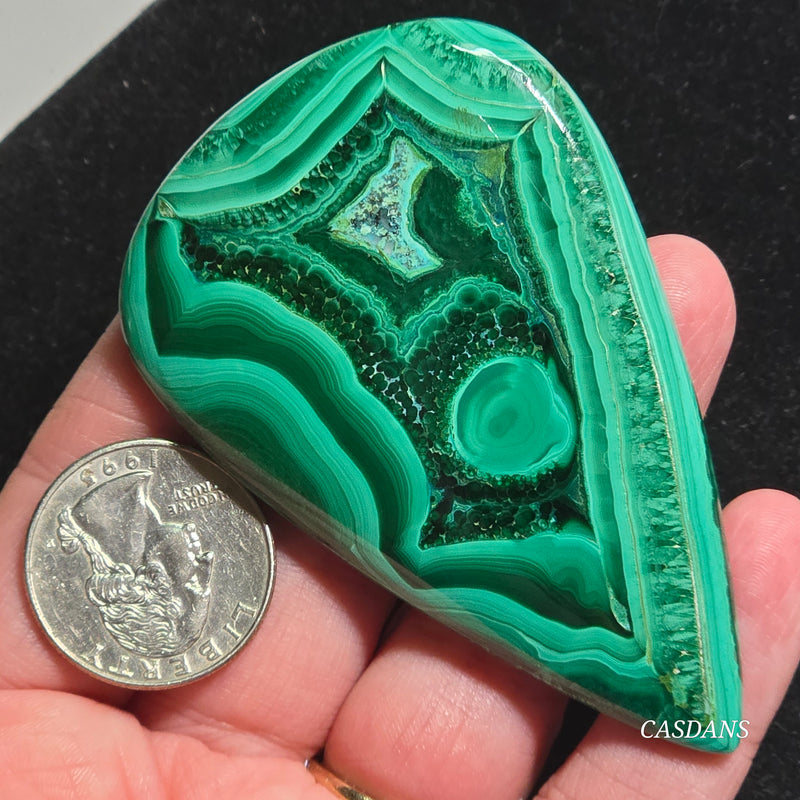 Malachite Chrysocolla Cabochon