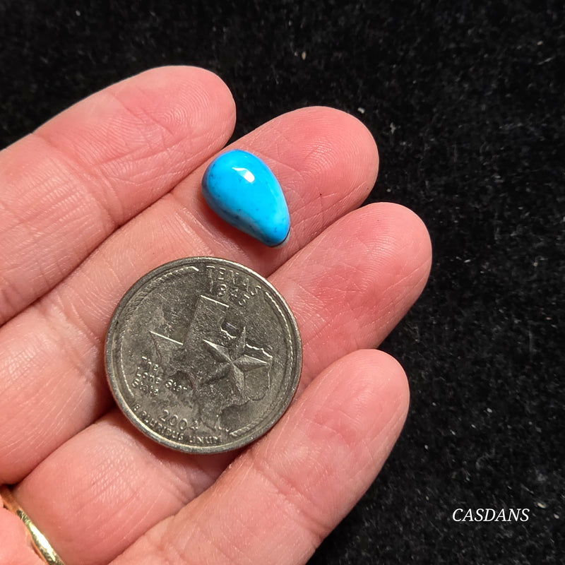 Blue Dahlia Composite Cabochon