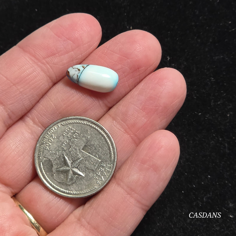 Blue Dahlia Composite Cabochon