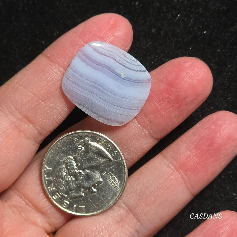 Blue Lace Agate Cabochon