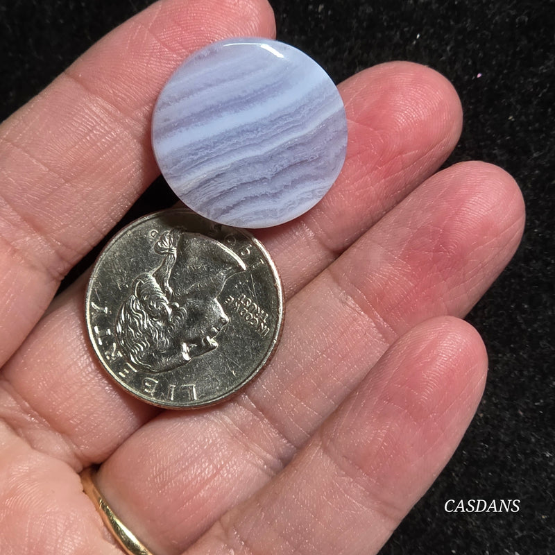 Blue Lace Agate Cabochon