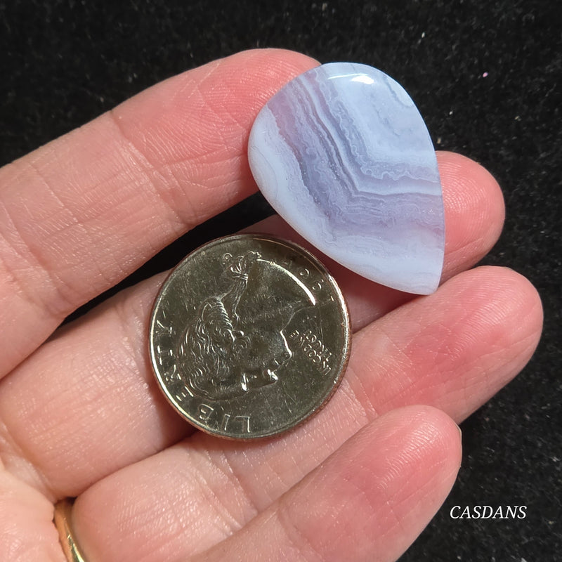 Blue Lace Agate Cabochon