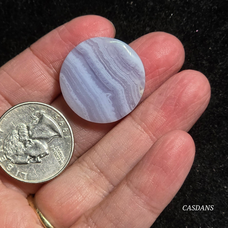 Blue Lace Agate Cabochon