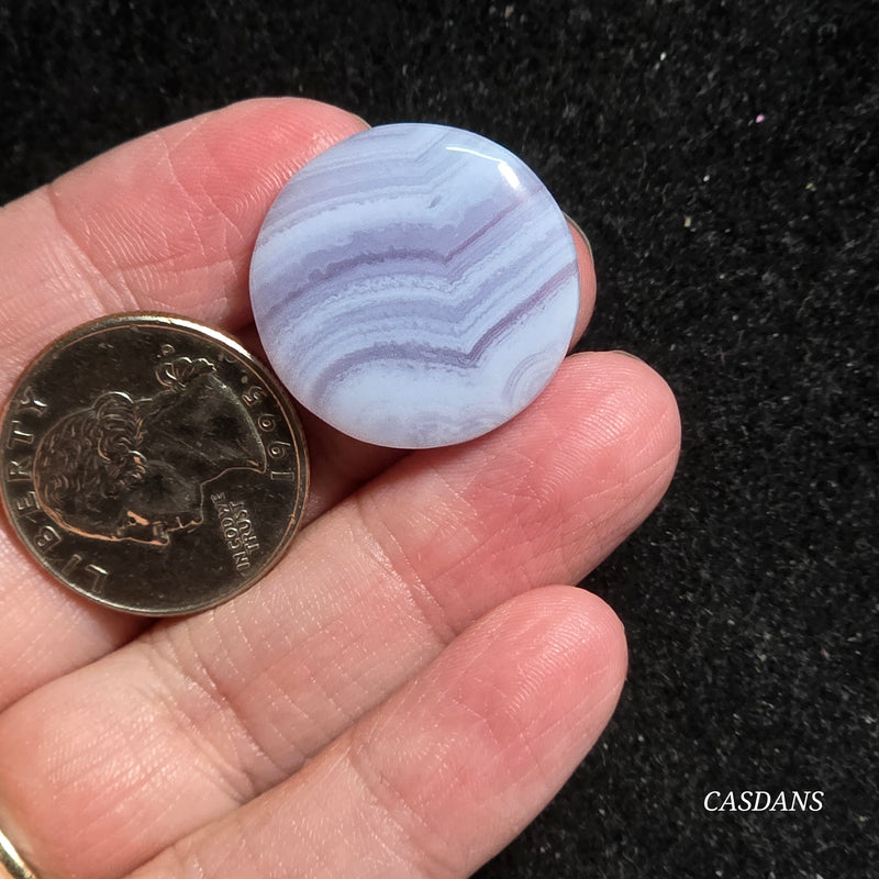 Blue Lace Agate Cabochon