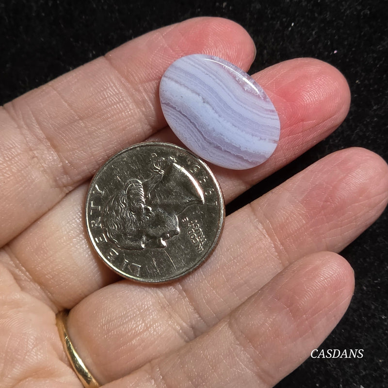 Blue Lace Agate Cabochon