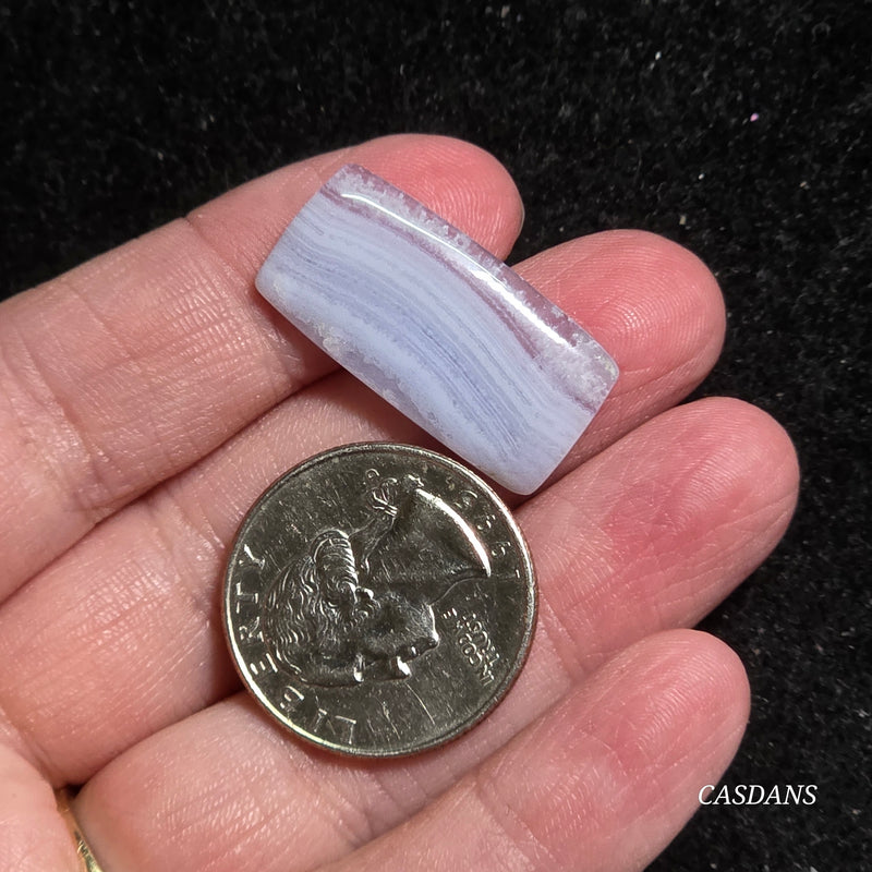 Blue Lace Agate Cabochon
