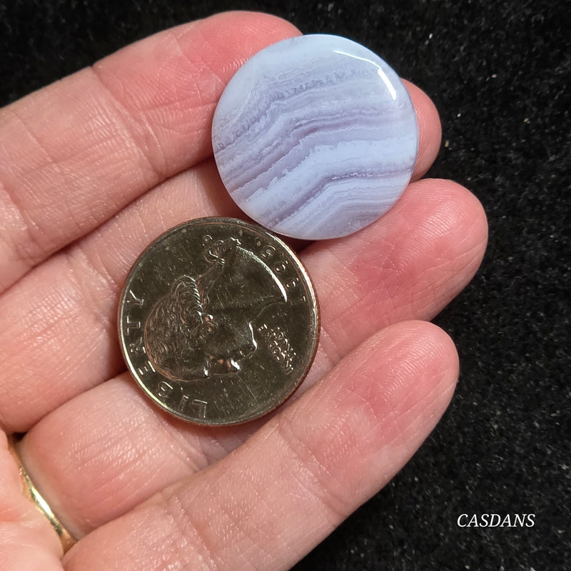 Blue Lace Agate Cabochon