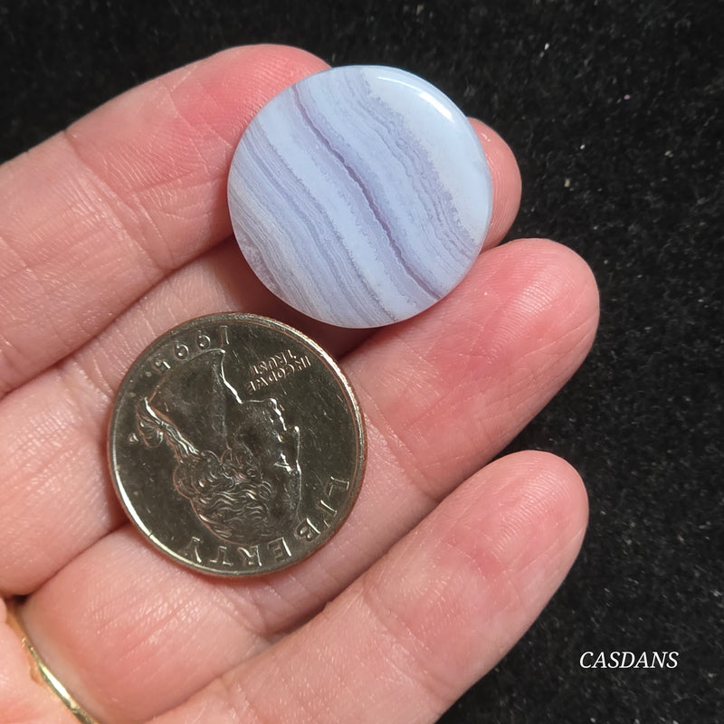 Blue Lace Agate Cabochon
