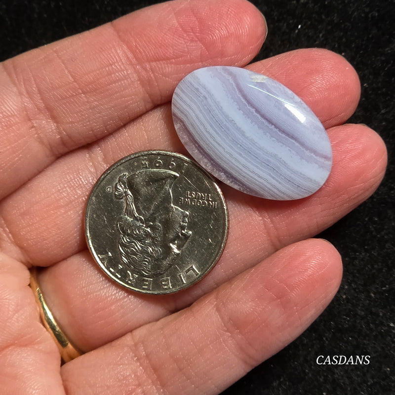 Blue Lace Agate Cabochon