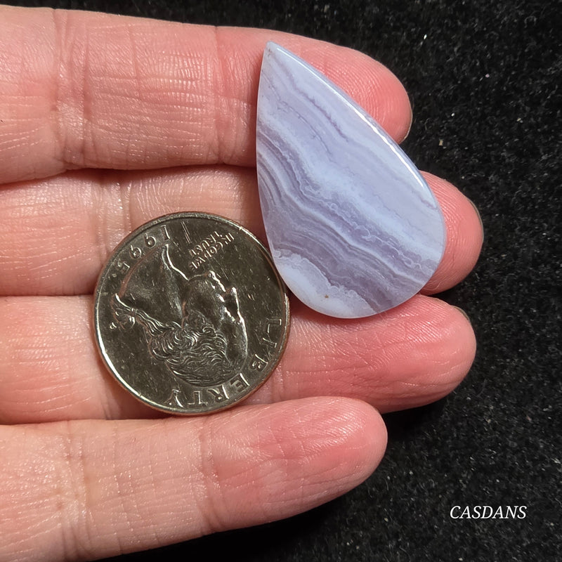Blue Lace Agate Cabochon