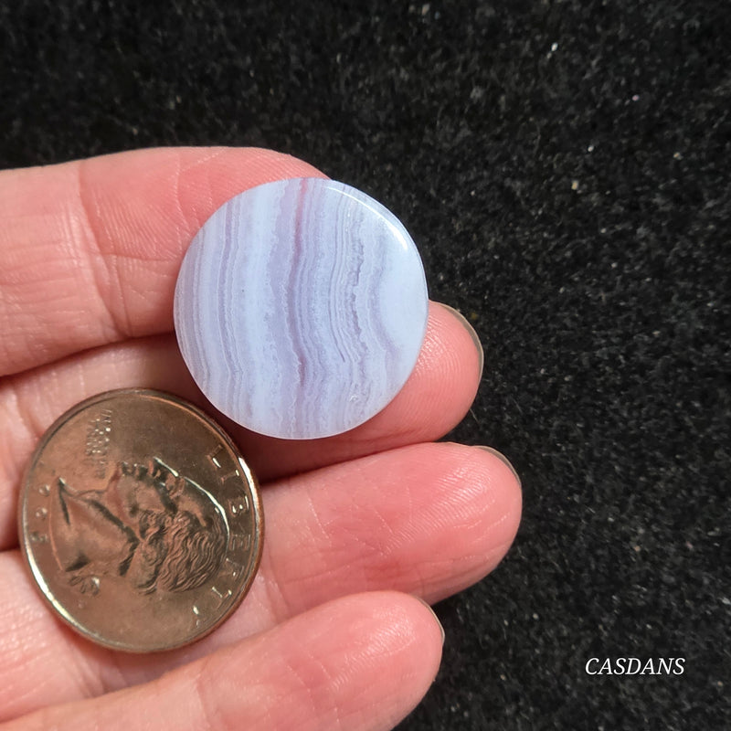Blue Lace Agate Cabochon