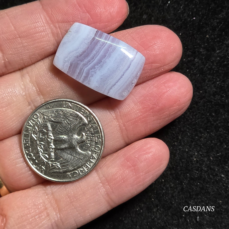 Blue Lace Agate Cabochon