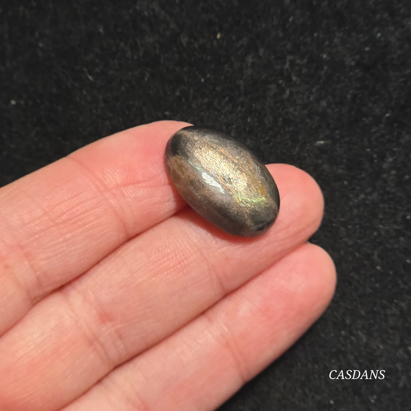 Black Sunstone Cabochon