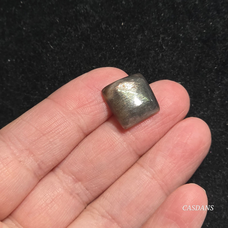 Black Sunstone Cabochon
