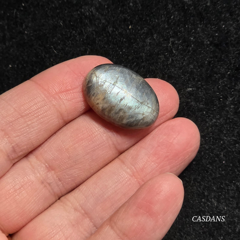 Black Moonstone Cabochon