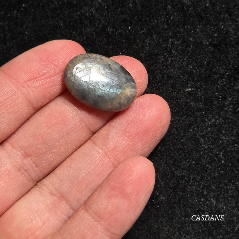 Black Moonstone Cabochon