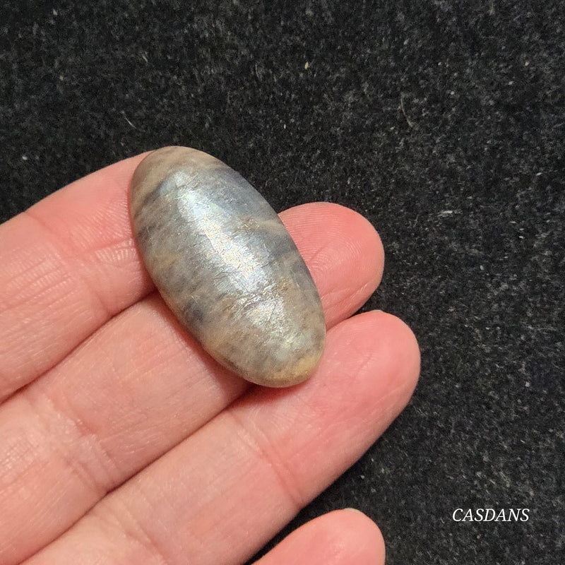 Black Moonstone Cabochon