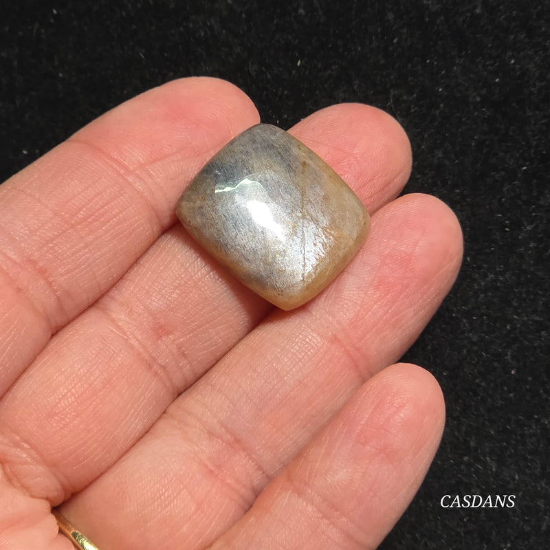 Black Moonstone Cabochon