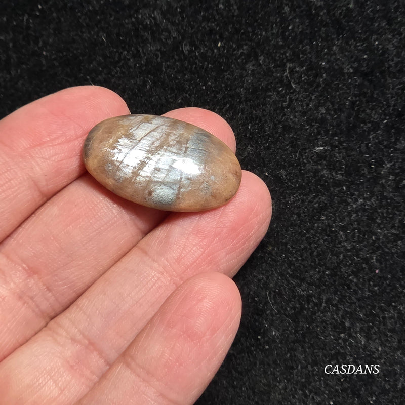 Black Moonstone Cabochon