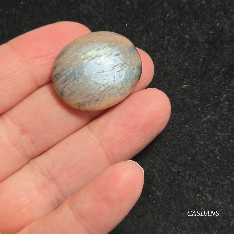 Black Moonstone Cabochon