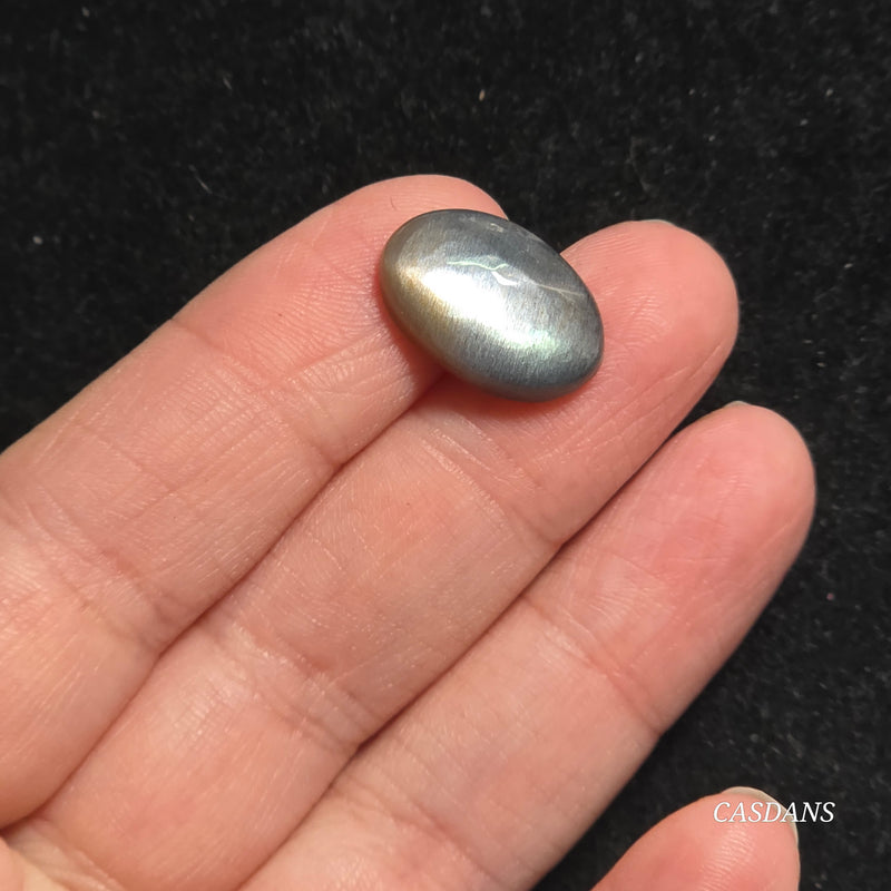 Black Moonstone Cabochon