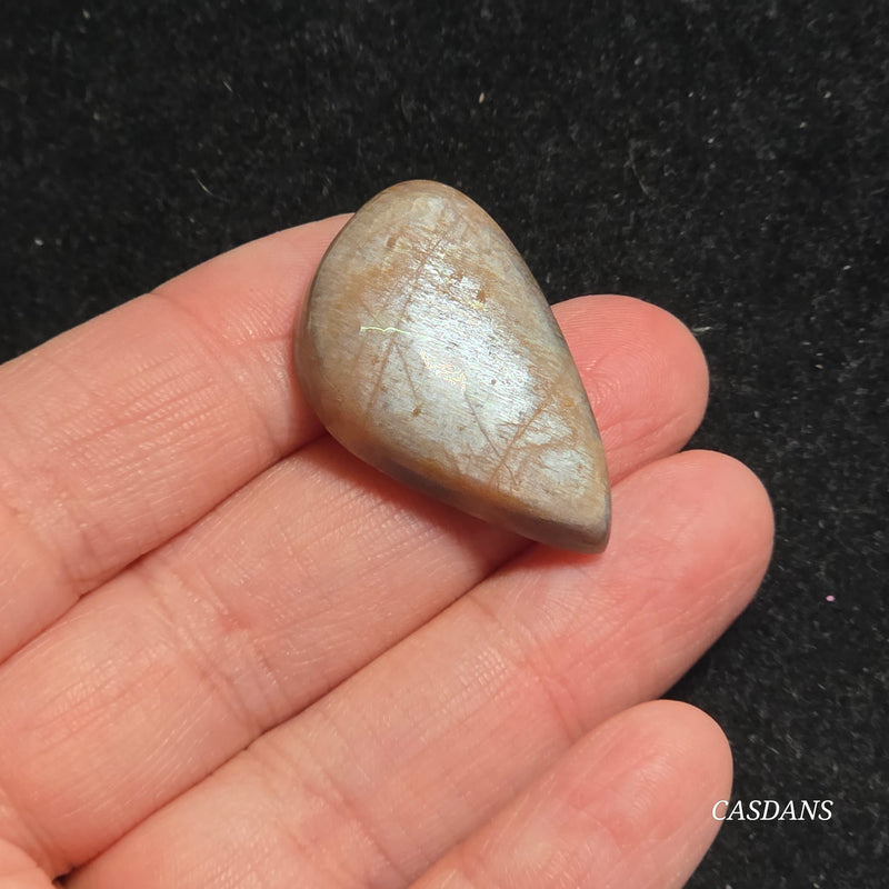 Black Moonstone Cabochon