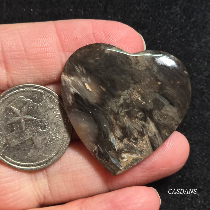 Peacock Feather Agate Cabochon