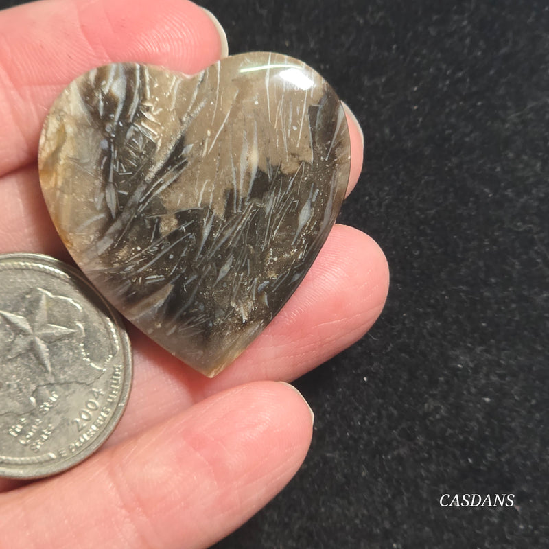 Peacock Feather Agate Cabochon