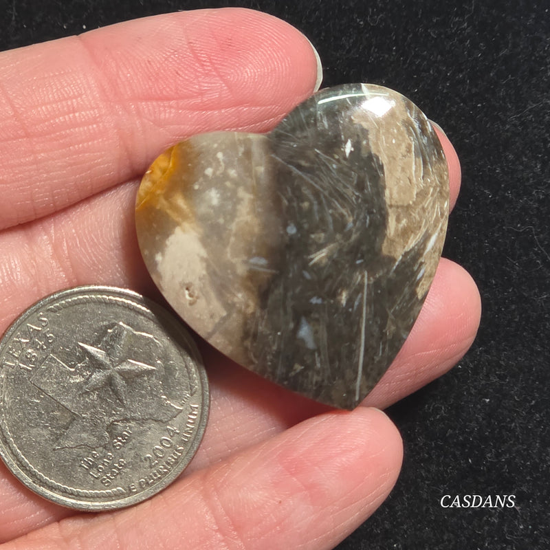 Peacock Feather Agate Cabochon