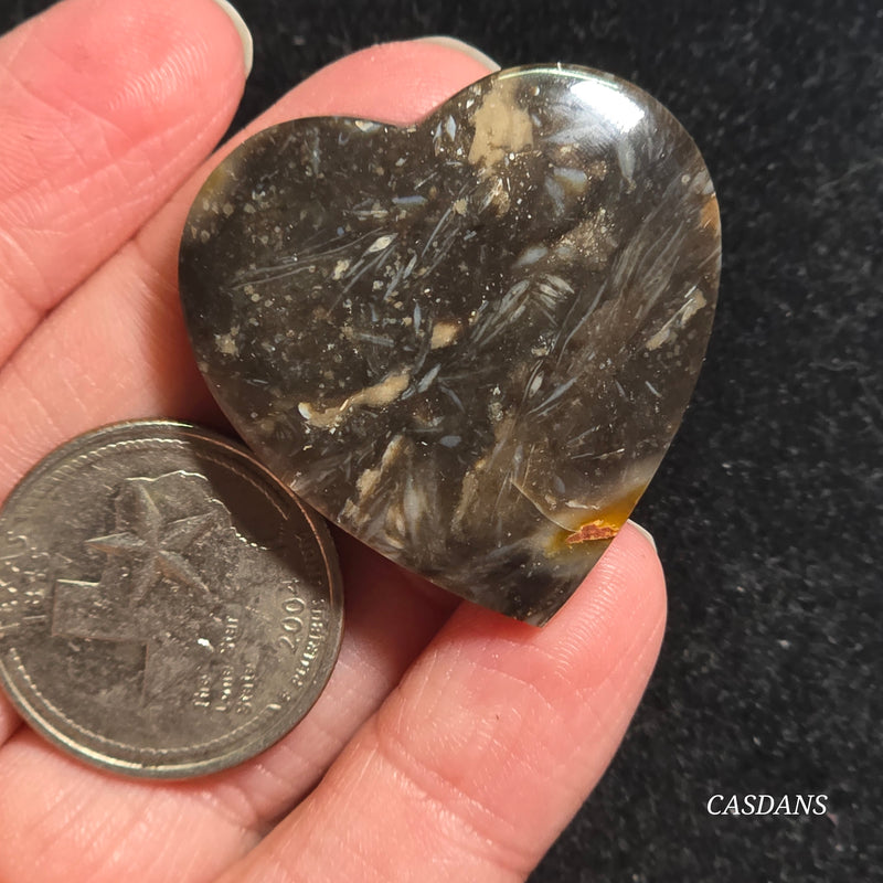 Peacock Feather Agate Cabochon