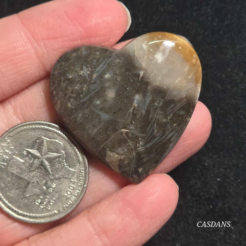 Peacock Feather Agate Cabochon
