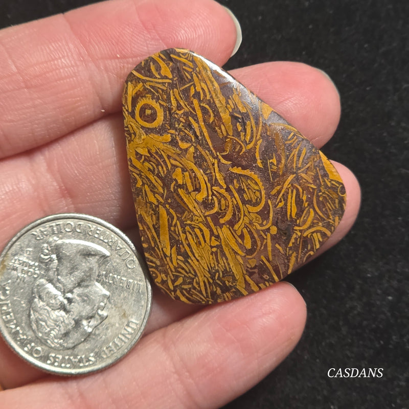 Miriam Stone / Calligraphy Stone Cabochon