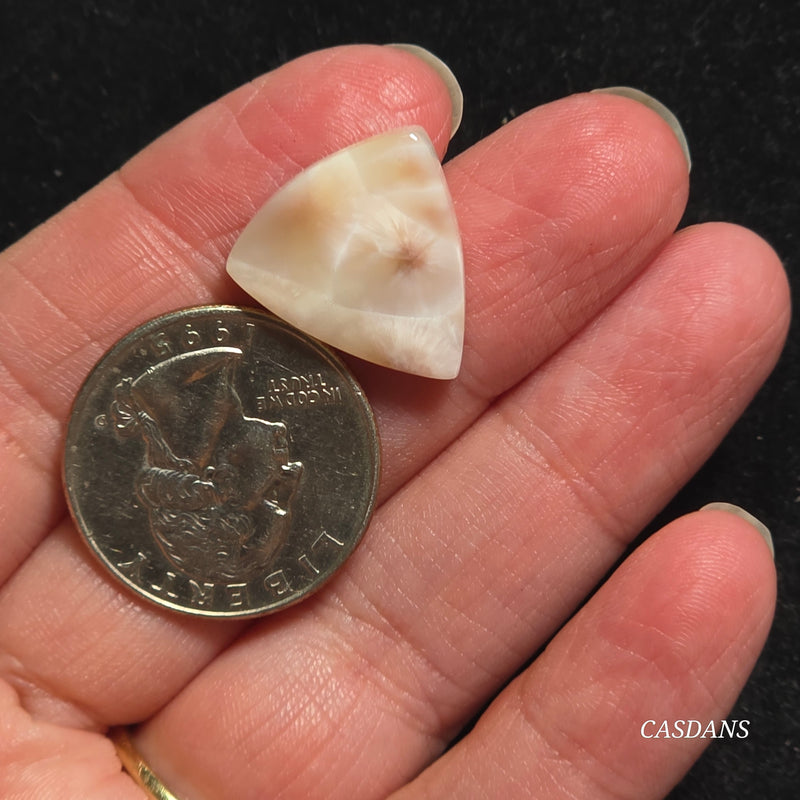 Pink Natrolite Cabochon