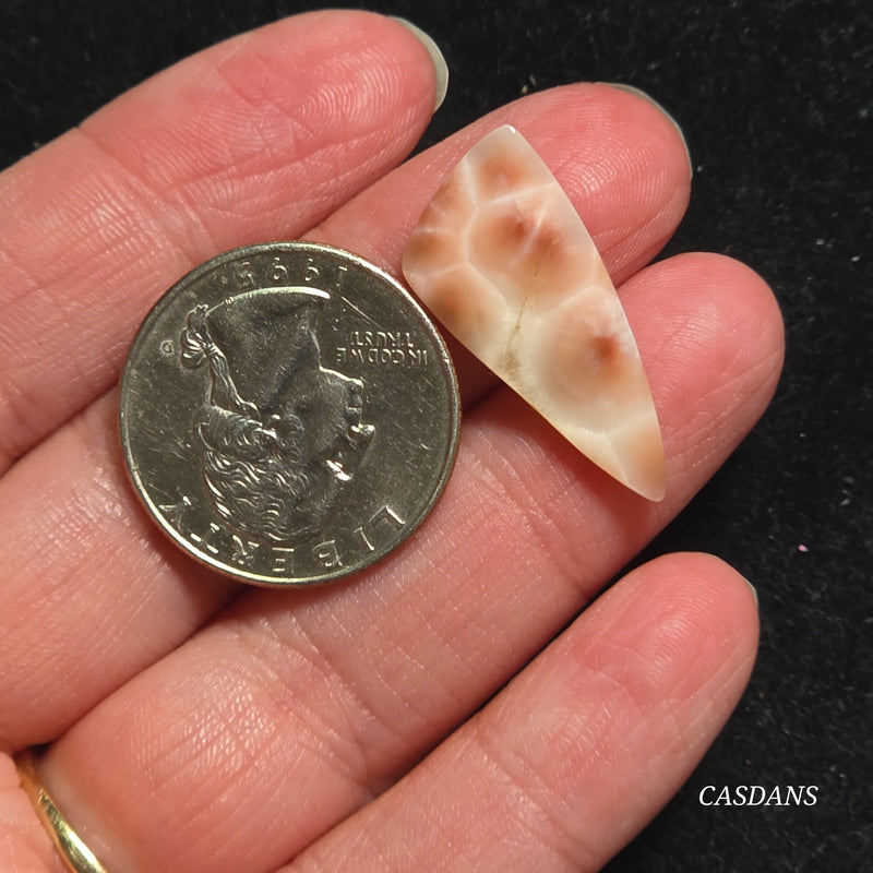 Pink Natrolite Cabochon