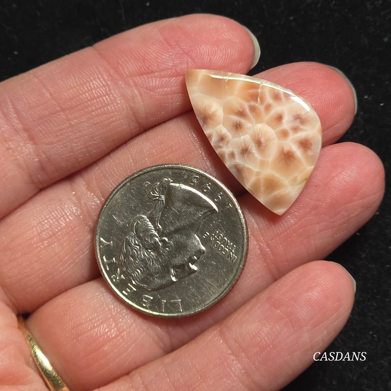 Pink Natrolite Cabochon