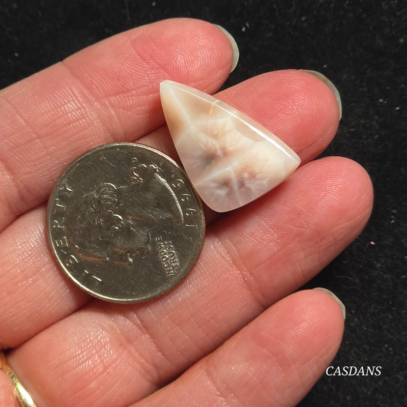 Pink Natrolite Cabochon