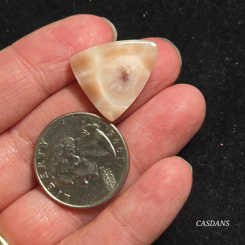Pink Natrolite Cabochon