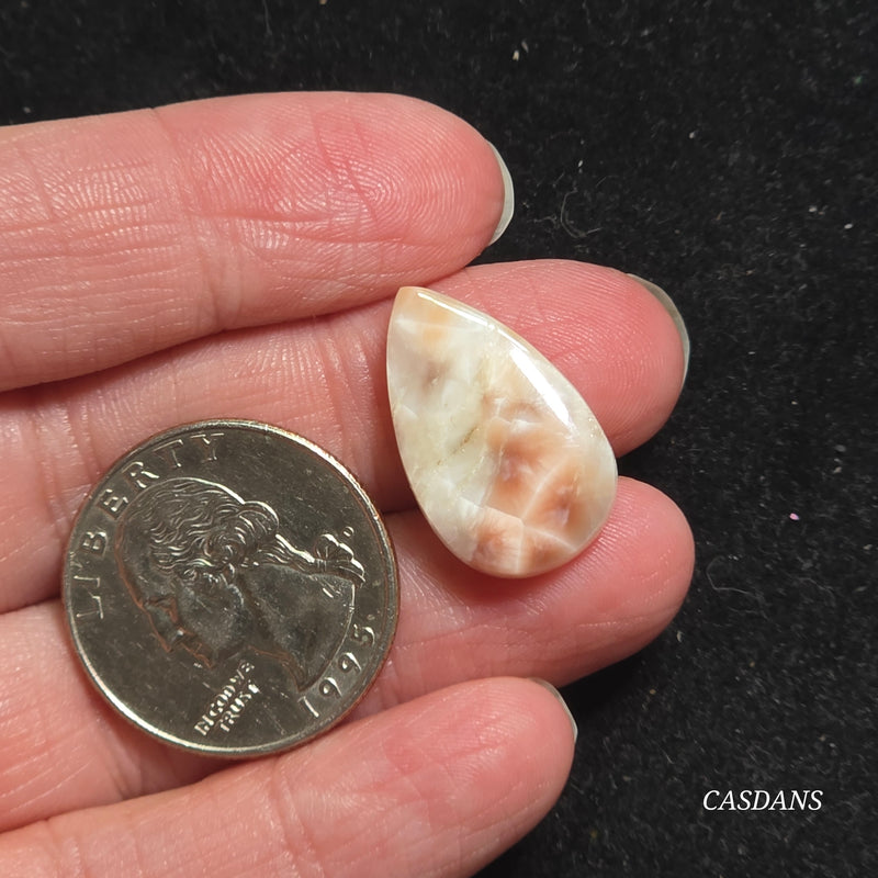 Pink Natrolite Cabochon