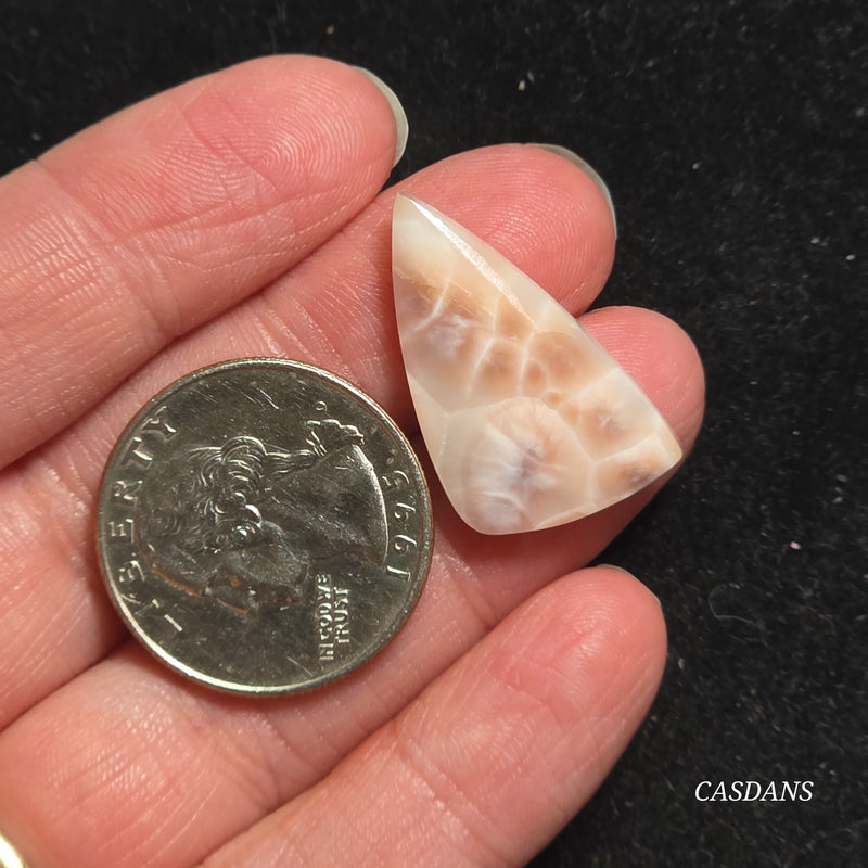 Pink Natrolite Cabochon