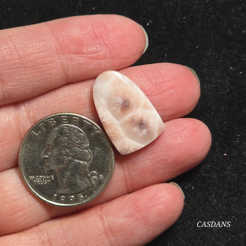 Pink Natrolite Cabochon