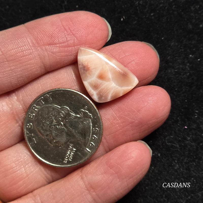 Pink Natrolite Cabochon