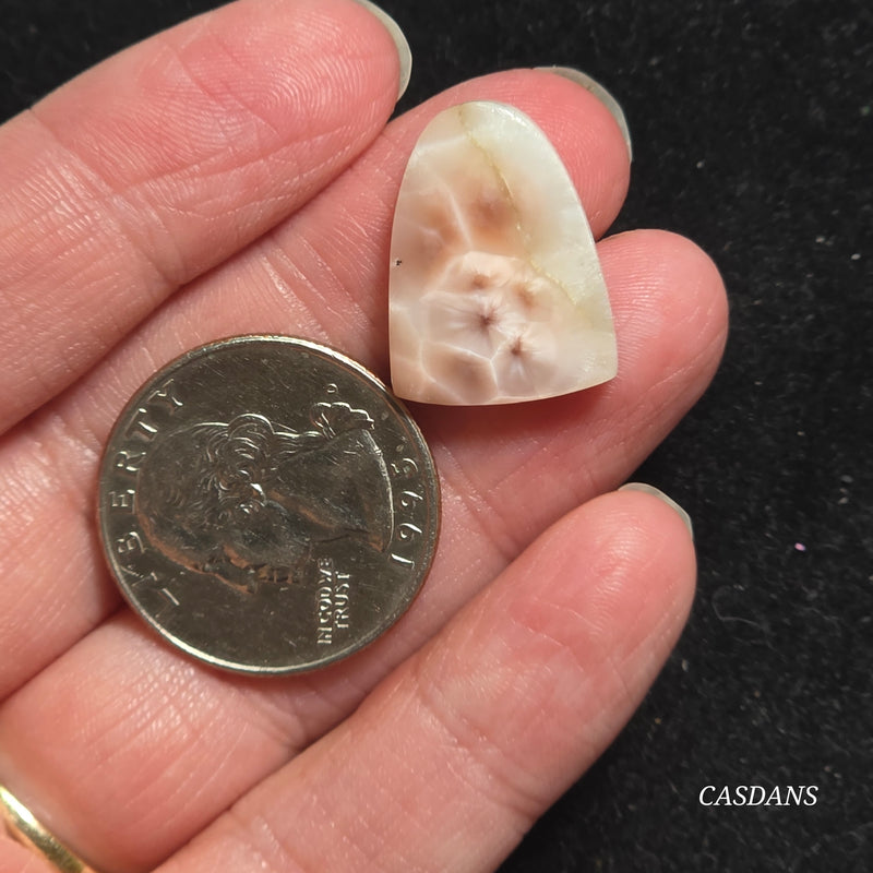 Pink Natrolite Cabochon